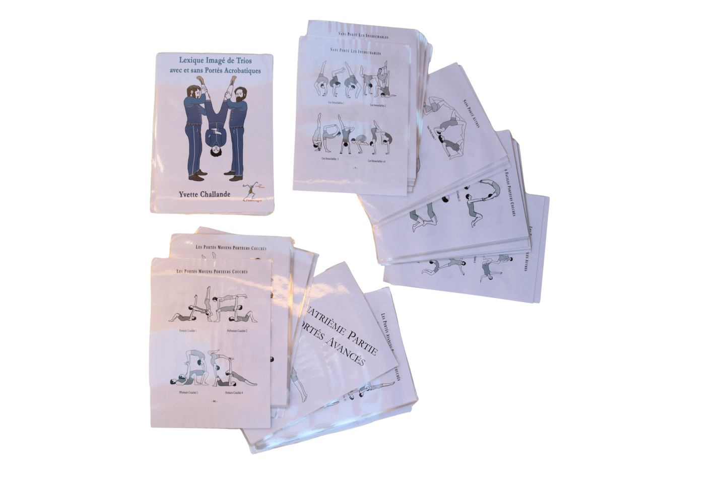 Lexique imagé de Trios avec et sans Portés Acrobatiques